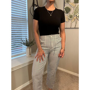 Women's Brixton Striped Linen Blend Pants - Size 27
